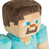 JINX Minecraft Steve Plush Stuffed Toy, Multi-Colored, 12" Tall