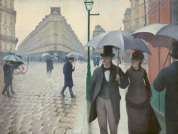 VintPrint Classic Art Poster - Paris Street; Rainy Day by Gustave Caillebotte 24 X 18.5