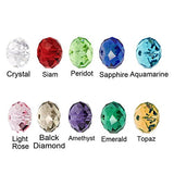 Bingcute 6mm Wholesale Briolette Crystal Glass Beads Finding Spacer Beads Faceted #5040 Briollete