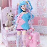N-brand BJD Doll Miyn 1/4 Macaron Magic Ice Cream Girl Ball Jointed Doll Art Collection Toys Msd Luts As Dc Ae Dz Minifee Limited Doll