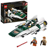 LEGO Star Wars: The Rise of Skywalker Resistance A Wing Starfighter 75248 Advanced Collectible Starship Model Building Kit (269 Pieces)