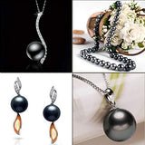 Jangostor Elegant Glossy Polished Pearls 70 PCS Assorted Plastic Loose Beads for Vase Fillers,