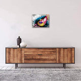 Abstract Canvas Art Wall Decor Sexy Girl Lips Pop Art Canvas Prints Modern Canvas Art Wall Paintings For Living Room Bedroom Office Home Decoration