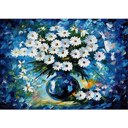 Diamond Painting Flowers, Daisy Flower Diamond Painting Kits for Adults and Kids 5D DIY Full Drill Stitch Diamond Painting by Numbers Craft Decoration (1216inch)
