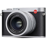 Leica Q (Typ 116) 24.2 MP Digital Camera (Silver Anodized) 19022 Bundle with 32GB Memory Card +