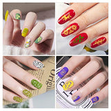 Biutee Nail Stamping Plates Set 8 pcs Nail Stamping Polish Gel 10pcs Templates with Stamper Nail Art Plates Set Animal Flower Design