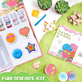 Soap & Bath Bomb Making Kit for Kids, Kids Toys & Gifts for 5 6 7 8 9 10 11 12 Year Old Girls & Boys, Arts and Crafts for Kids Ages 8-12, 3-in-1 Spa Science Kit Bath Toys