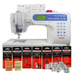 Janome Memory Craft 6500P / MC6500P Computerized Sewing Machine with Package
