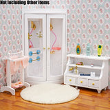 Odoria 1:12 Miniature Shower Room for Bath Dollhouse Bathroom Accessories