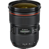 Canon EF 24-70mm f/2.8L II USM Lens Bundle with Cleaning Kit, Filter Kits, Padded Lens Case, and Tripod (Intl Model)