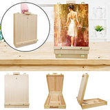 Louise Maelys Tabletop Easel Beechwood Art Easel for Painting Canvases Table Easel Stand for Painters Painting by Numbers, Students Beginners Artist Adults