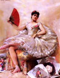 Leon Francois Comerre Portrait of the Ballerina Rosita Mauri - 21" x 28" Premium Canvas Print