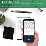 Smart Reusable Notebook -KIYUBEIE Ruled Eco-Friendly Erasable Journal with 1 Frixion Pen Waterproof Spiral Notepad Gift for Women/Men(3.5" x 5.5")
