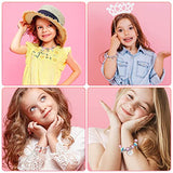DIY Charm Bracelet Making Kit, Flasoo Jewelry Kit for Teen Girls with Unicorn Mermaid Pink Stuff Craft Gifts for Birthday, Christmas, New Year