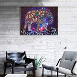 5D DIY Special Shaped Diamond Painting Kit, 18.5X 14.5 Inch Crystal Rhinestone Diamond Embroidery Paintings Pictures Arts Craft for Home Wall Decor