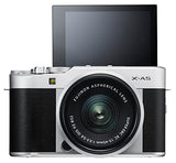 Fujifilm X-A5 Mirrorless Digital Camera w/XC15-45mmF3.5-5.6 OIS PZ Lens - Silver