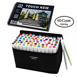 80 Alcohol Markers Touch New Markers, Marker Pens Twin Tip Text Marker Graffiti Pens Marker Pens Set for Students Manga Artist By ZHIJIAN