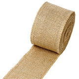 LaRibbons 3 Inches Wide Burlap fabric craft Ribbon on Spool - 10 yards