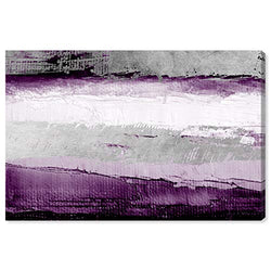 The Oliver Gal Artist Co. Abstract Wall Art Canvas Prints 'Envision and Elevate Violet' Home Décor, 36" x 24", Purple, Gray