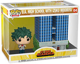 Funko Pop! Town: My Hero Academia - U.A. High School with Deku in Uniform, Multicolor