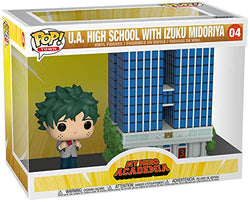 Funko Pop! Town: My Hero Academia - U.A. High School with Deku in Uniform, Multicolor