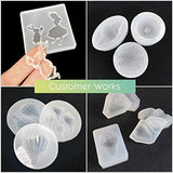 Silicone Rubber for Mold Making Non-Toxic Liquid - Mixing Ratio 1:1 AB Epoxy Resin for Mould Making Kit Translucent (200g)