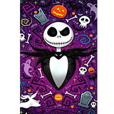 5D Full Drill Diamond Painting Kit,UNIME DIY Diamond Rhinestone Painting Kits for Adults and Children Embroidery Arts Craft Home Decor 12 x 16 inch (Halloween Jack Skellington)