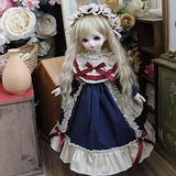 HMANE BJD Dolls Clothes for 1/6 BJD Dolls, Vintage Royal Court Style Dress for 1/6 BJD Dolls (No Doll)