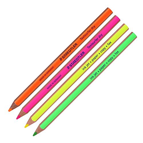 Staedtler Textsurfer Dry Highlighter Pencil 128 64 Drawing for Writing Sketching