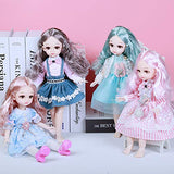 LTLGHY BJD Doll, SD Doll 12 Inch 19 Spherical Joint Doll DIY Toy Full Set of Clothing Shoes Wig Makeup, Princess Style, for Girls,a