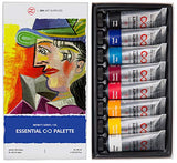 Professional Oil Paints Set - 8 x Large 45ml Tubes - Essential Palette for Artists, Eco-Friendly, Non-Toxic, and Lightfast Paint with Exceptional Pigment Load - The Infinity Series by ZenART