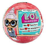 LOL Surprise MGA Cares Collectible Doll 7+ Surprises Limited Edition Teachers Appreciation Doll with School Themed Accessories, Gift for Kids, Toys for Girls Boys Ages 4 5 6 7+ Years Old