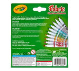 Crayola 588215 Fabric Marker Classpack, TEN Assorted Colors, 80 markers Set ,10 different colors