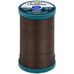Coats Outdoor Living Thread, 200-Yard, Dark Brown