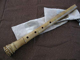 1.8 Pentatonic Shakuhachi with Root End 5 Holes Kinko Wudaguji inlet with buffalo horn flake- Traditional Zen Instrument