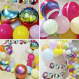 Tie Dye Party Supplies Set - Tie Dye Party Decorations with Tie Dye Balloons Garland,Tie Dye Birthday Banner,Cake Toppers for Kids Retro 60s 70s Theme Carnival Hippy Art Rainbow Party Decorations