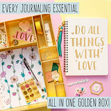 STMT DIY Journaling Set by Horizon Group USA, Personalize & Decorate Your Planner/Organizer/Diary with Stickers, Glitter Frames, Magnetic Bookmarks, Tassel Keychain & More. Pen Included