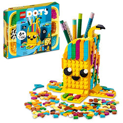LEGO DOTS Cute Banana – Pen Holder 41948 DIY Craft Kit; Customizable Room Decor Piece That Kids can Decorate with Bright, Colorful Tiles; Tasty Fruit-Themed Playset for Fans Aged 6+ (438 Pieces)