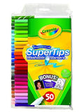 Crayola Washable Super Tip Markers with Silly Scents set of 50 [PACK OF 2 ]