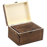 MyGift Set of 3 Vintage Style Wood Decorative Nesting Boxes, Jewelry & Trinket Storage Chests