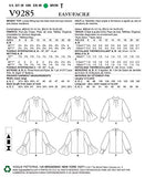 Vogue Patterns Misses' Top with Sleeve and Cuff Variations Sewing Pattern, 6-8-10-12-14, Green