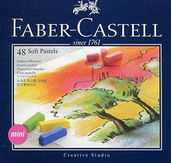 Faber-Castel FC128248 Creative Studio Soft Pastel Crayons (48 Pack), Assorted