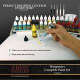 The Army Painter Wargamers Complete Paint Set - Miniature Painting Kit with 124 Model Paints, 5 Bonus Miniatures Paint Brushes and a Free Painting Guide - Miniature Paint Set for Miniature Figures