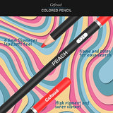 200 Colored Pencils, Ccfoud Coloring Pencils Zipper-Case Set, Professional Soft Core Oil Color Pencils for Artists and Adult Coloring