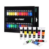 Ohuhu Oil Paint Set, 24 Oil-based Colors, Artists Paints Oil Painting Set, 12ml x 24 Tubes