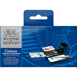 Winsor & Newton Cotman Water Color Field Box Set of 12 Half Pans