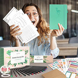 Ultimate All-in-One Journaling Kit - Incl. Dotted Journal, Stencils, Stickers, Pens, Washi Tapes, Small Envelopes and More Bullet Checklist Supplies