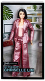 Barbie Collector: Doll Styled by Chriselle Lim, in Shimmery Pink Pant Suit, with Clutch and Phone Accessories, Doll Stand and Certificate of Authenticity