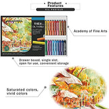 Oil Pastels Set,36 Assorted Colors Non Toxic Professional Round Painting Oil Pastel Stick Art Supplies Drawing Graffiti Art Crayons for Kids, Artists, Beginners, Students, Adults Drawing (36 Colors)