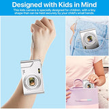 Digital Camera for Kids Girls and Boys - 1080P FHD Digital Camera 36MP LCD Screen Rechargeable Students Compact Camera Mini Camera with 16X Digital Zoom Vlogging Camera for Teens, Kids (Silver)